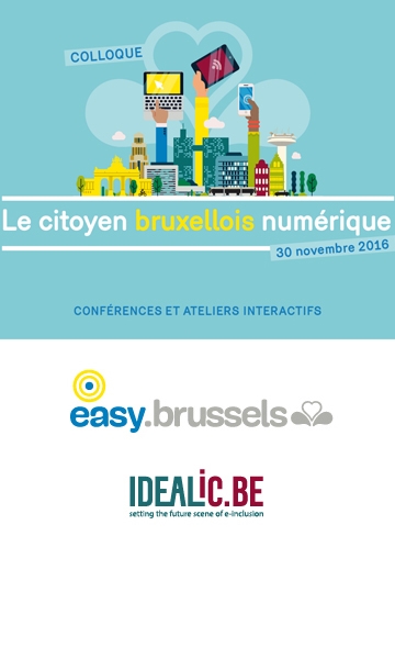 Colloque: le citoyen bruxellois numérique's banner