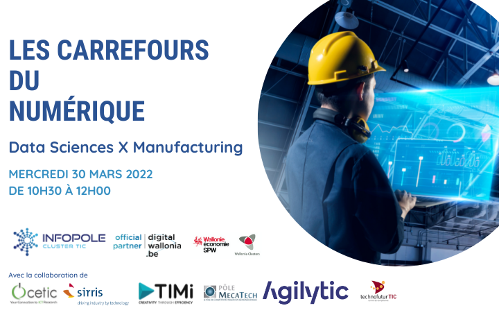 Les carrefours du Numérique: Data Sciences X Manufacturing's banner