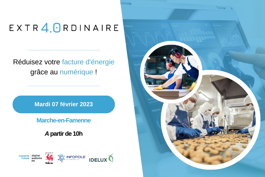 Extr4.0rdinaire Réduisez votre facture d'énergie grâce au numérique! 07/02/2023 à Marche-en-Famenne's banner
