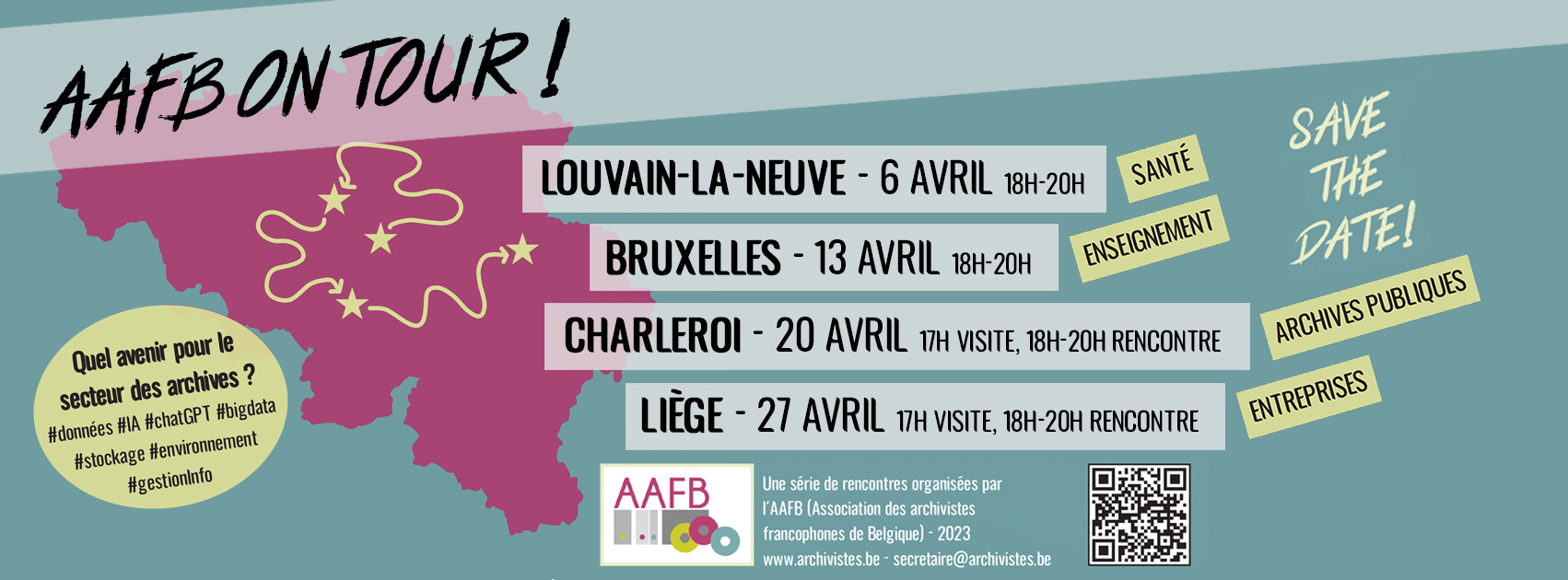 AAFB on Tour : Le défi d'une gestion efficace de l'information au sein des administrations publiques dans un monde de plus en plus numérique's banner